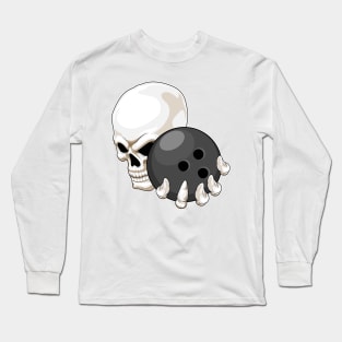 Skull Bowling Bowling ball Long Sleeve T-Shirt